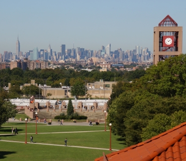 Queens College Libary Clock Tower